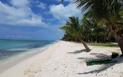 Zon, zee, strand en groene natuur tijdens een vakantie Mauritius